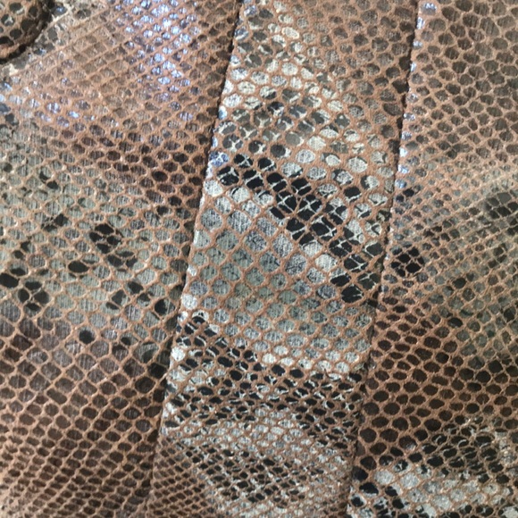 Chico’s faux python print tote - Picture 2 of 10